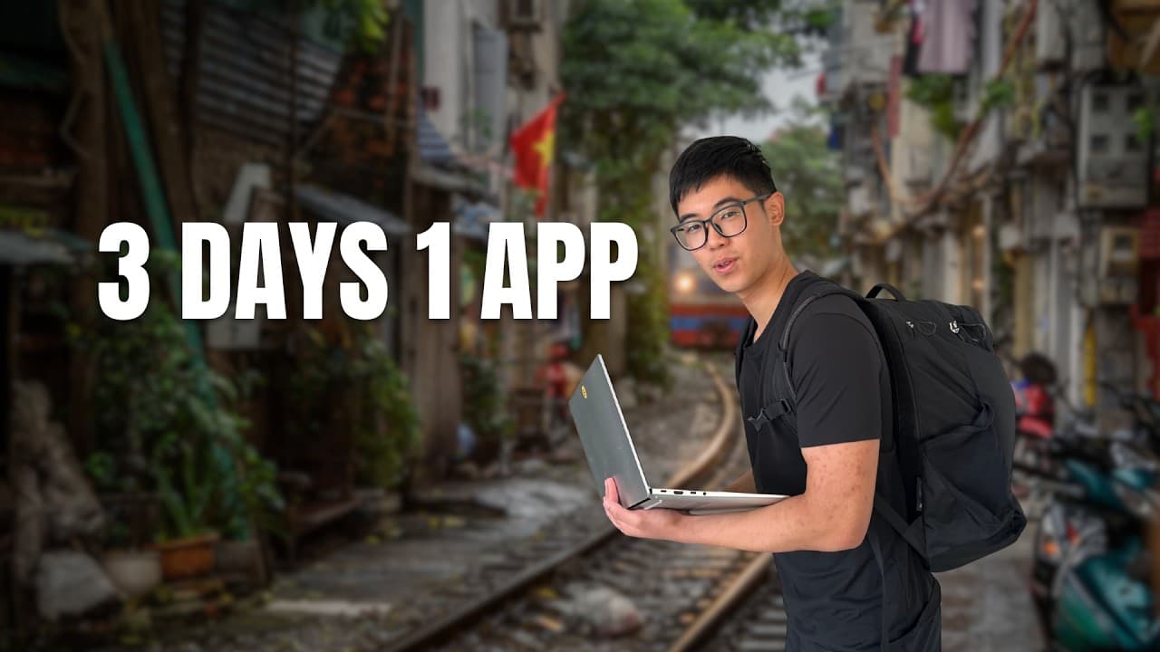 I Challenged Myself to Build an App in 3 Days (While Travelling Vietnam)